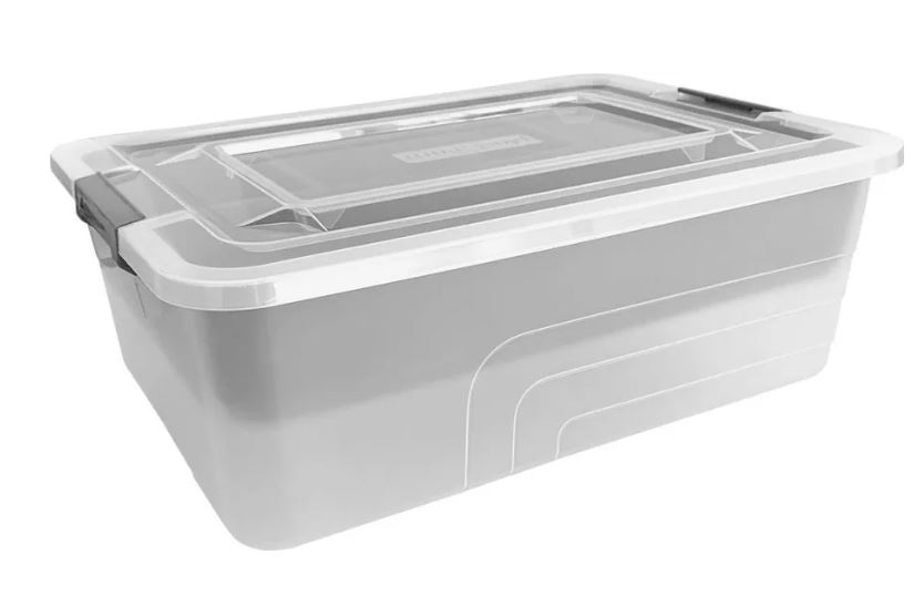 Ящик для хранения с лотком BERGEN 5л натуральный                            